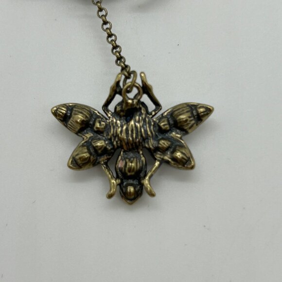 Gothic Spider Brooch Pin Dangling Fly Pearl Red Rhinestone Insect Halloween - Picture 8 of 13